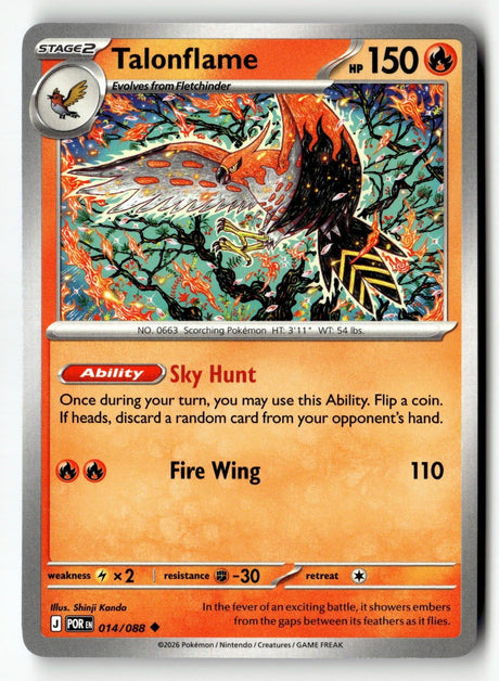 Talonflame - 014/088 - [POR - ME03: Perfect Order]