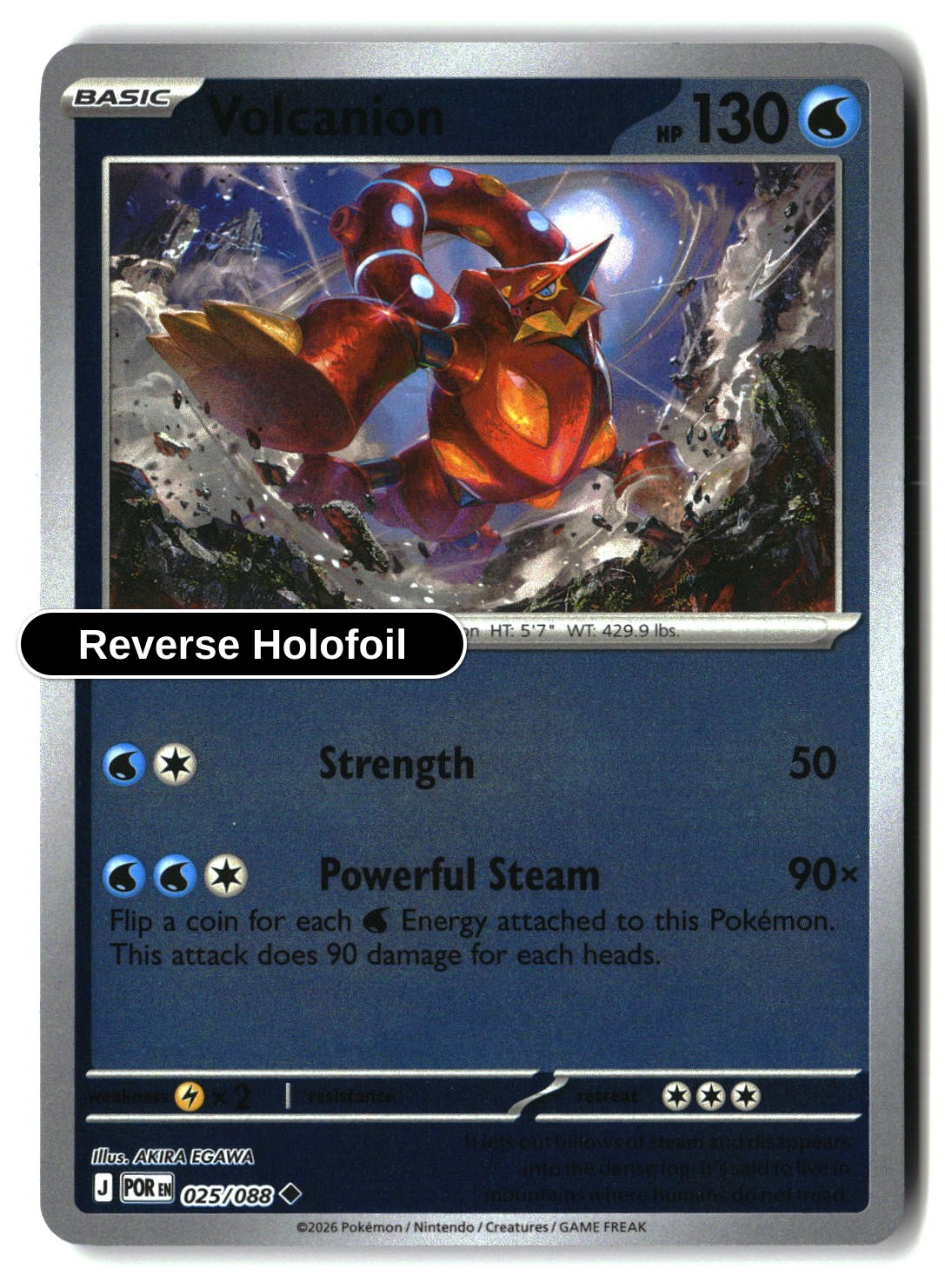 Volcanion - 025/088 - [POR - ME03: Perfect Order] - Reverse Holofoil