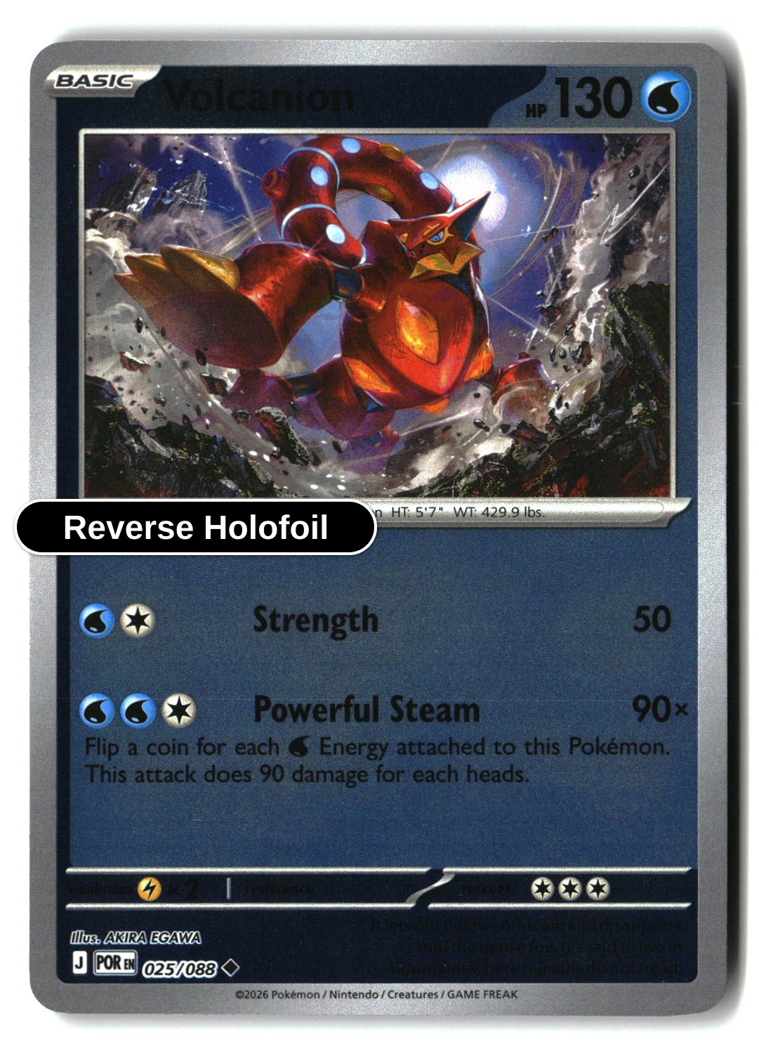 Volcanion - 025/088 - [POR - ME03: Perfect Order] - Reverse Holofoil