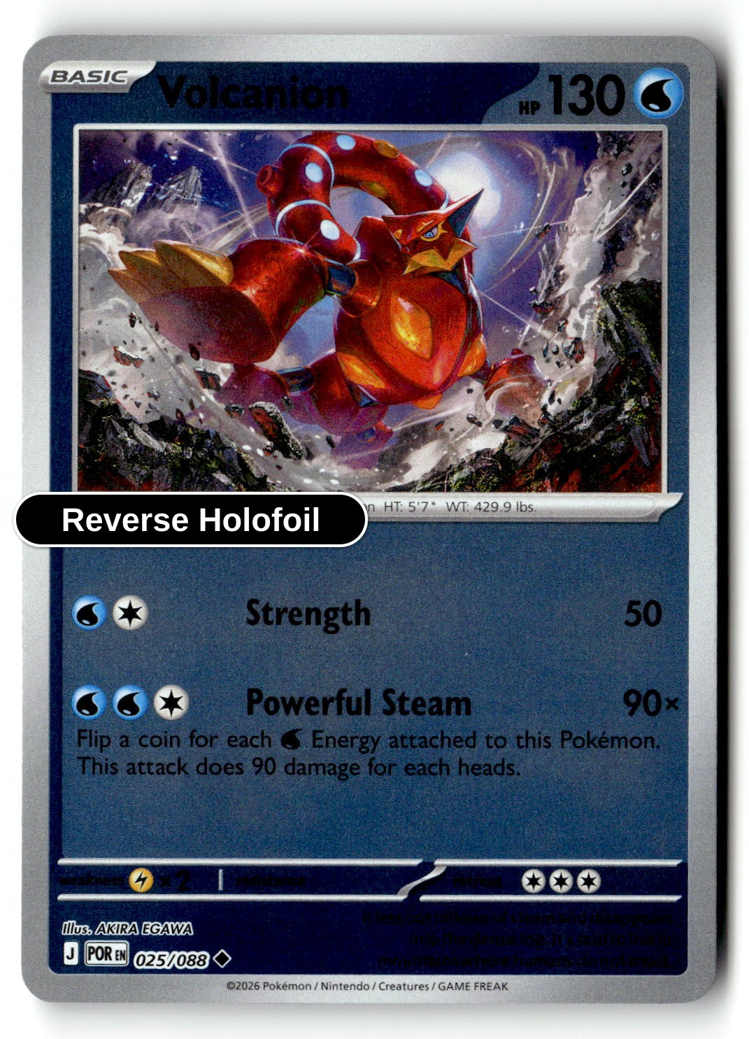Volcanion - 025/088 - [POR - ME03: Perfect Order] - Reverse Holofoil