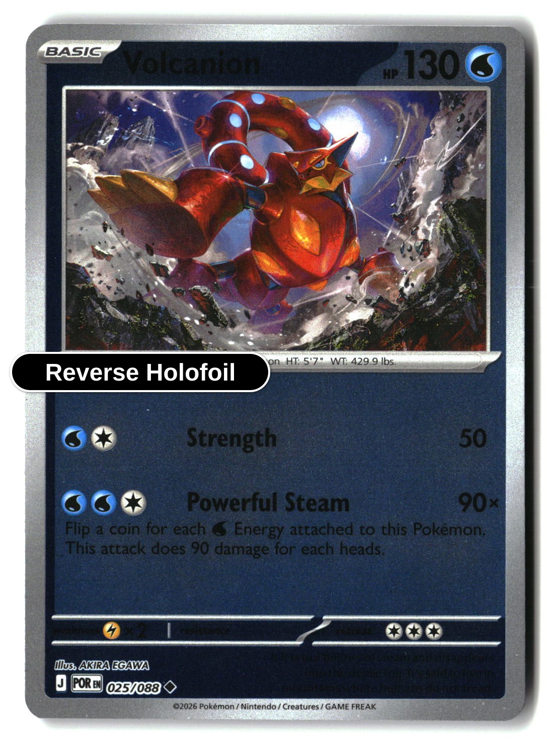 Volcanion - 025/088 - [POR - ME03: Perfect Order] - Reverse Holofoil