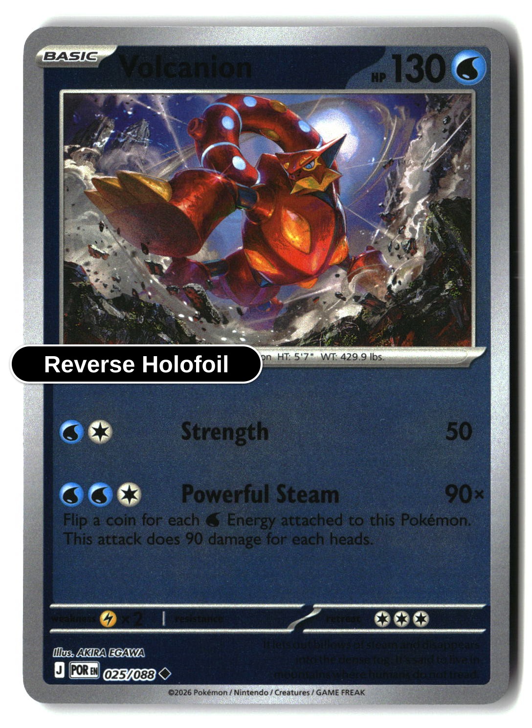 Volcanion - 025/088 - [POR - ME03: Perfect Order] - Reverse Holofoil