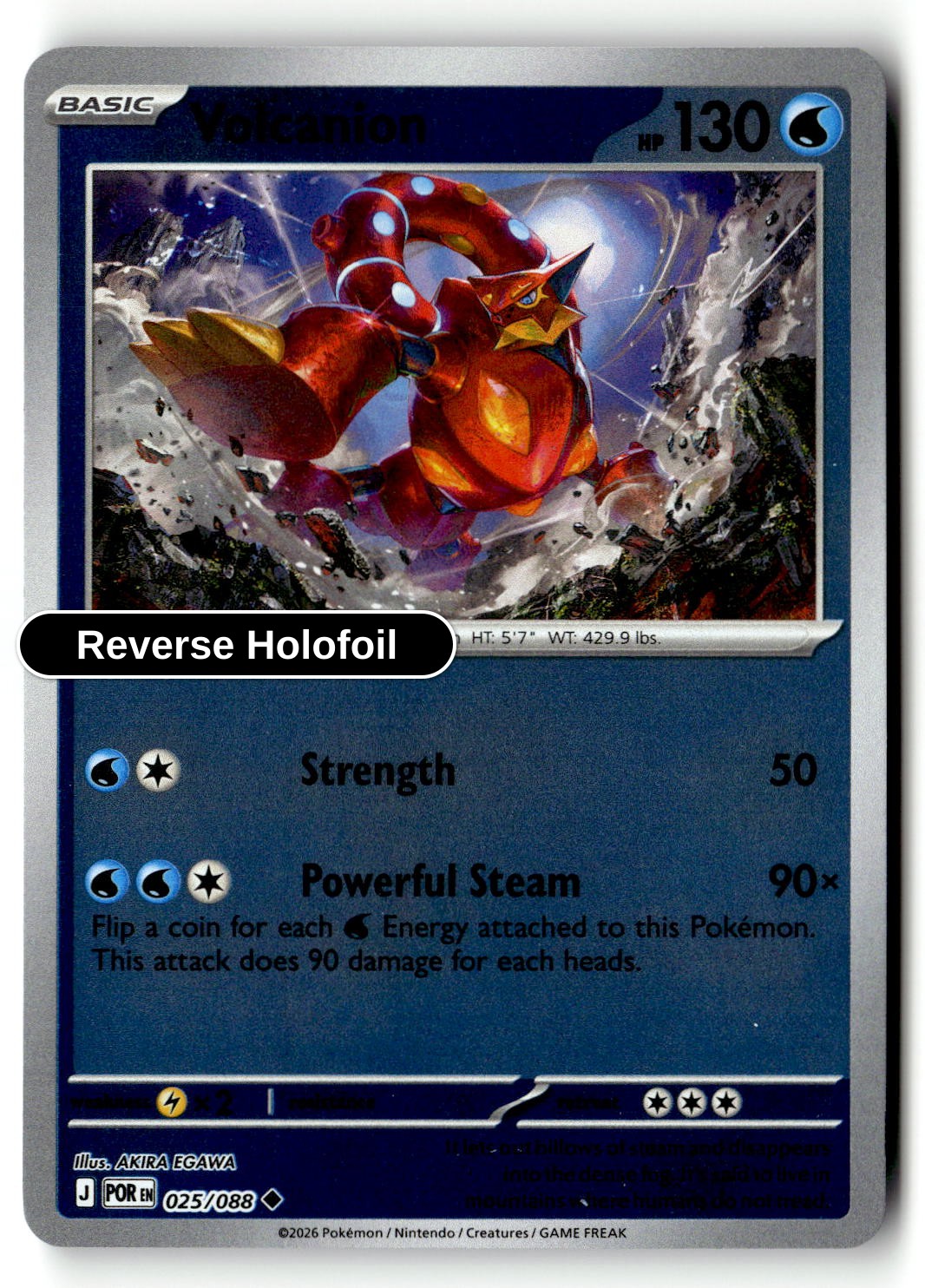 Volcanion - 025/088 - [POR - ME03: Perfect Order] - Reverse Holofoil