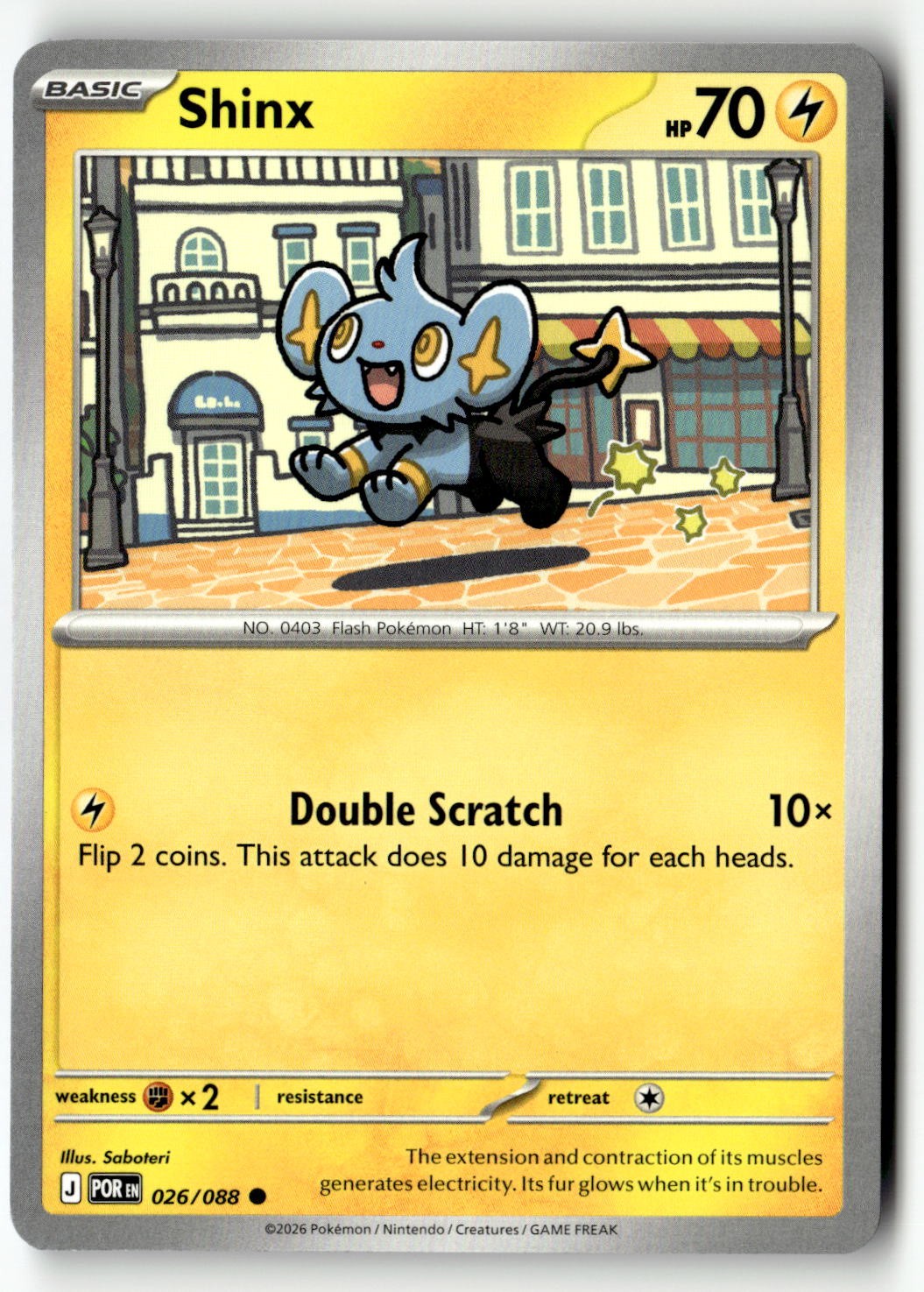 Shinx - 026/088 - [POR - ME03: Perfect Order]