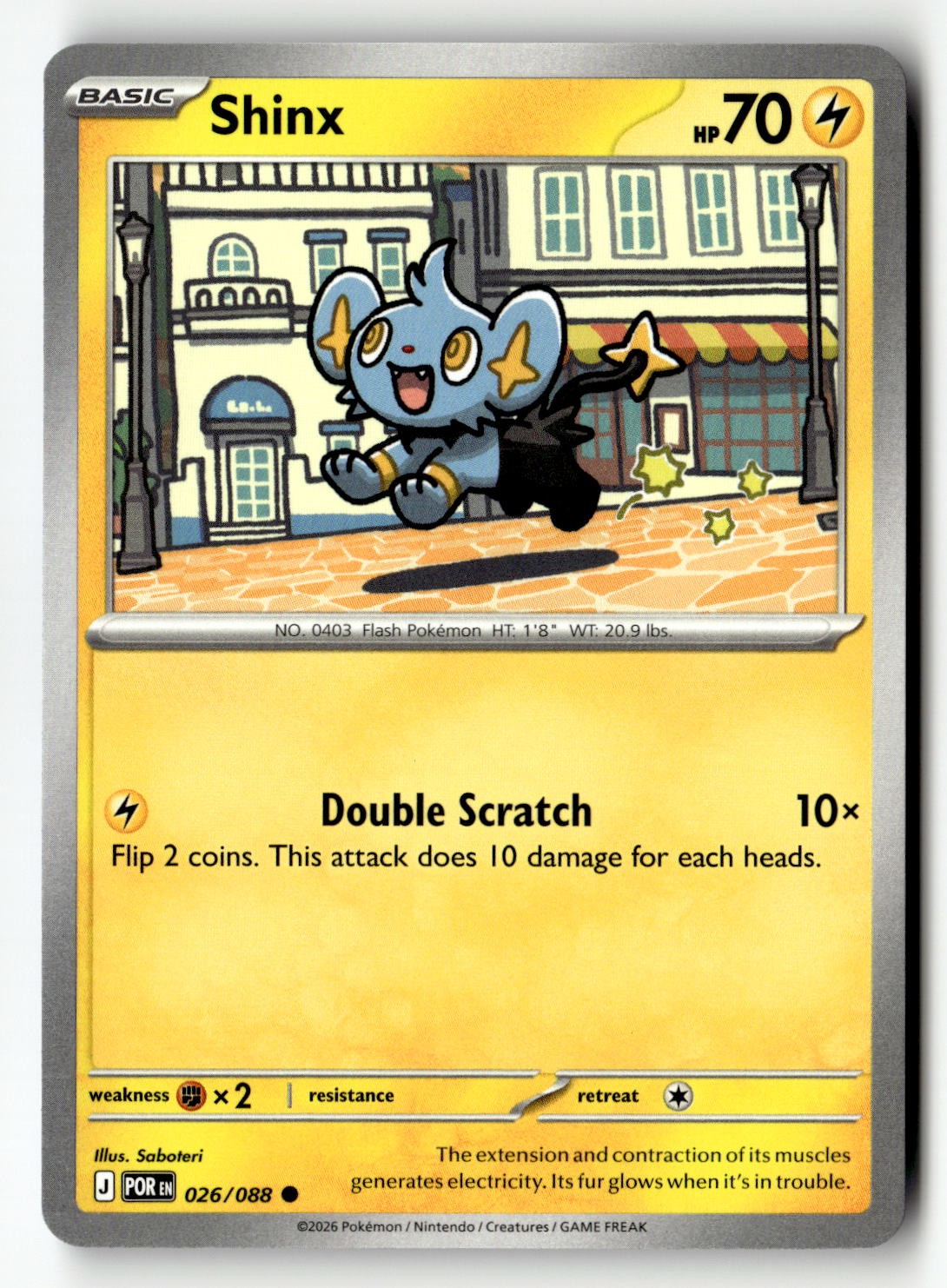 Shinx - 026/088 - [POR - ME03: Perfect Order]