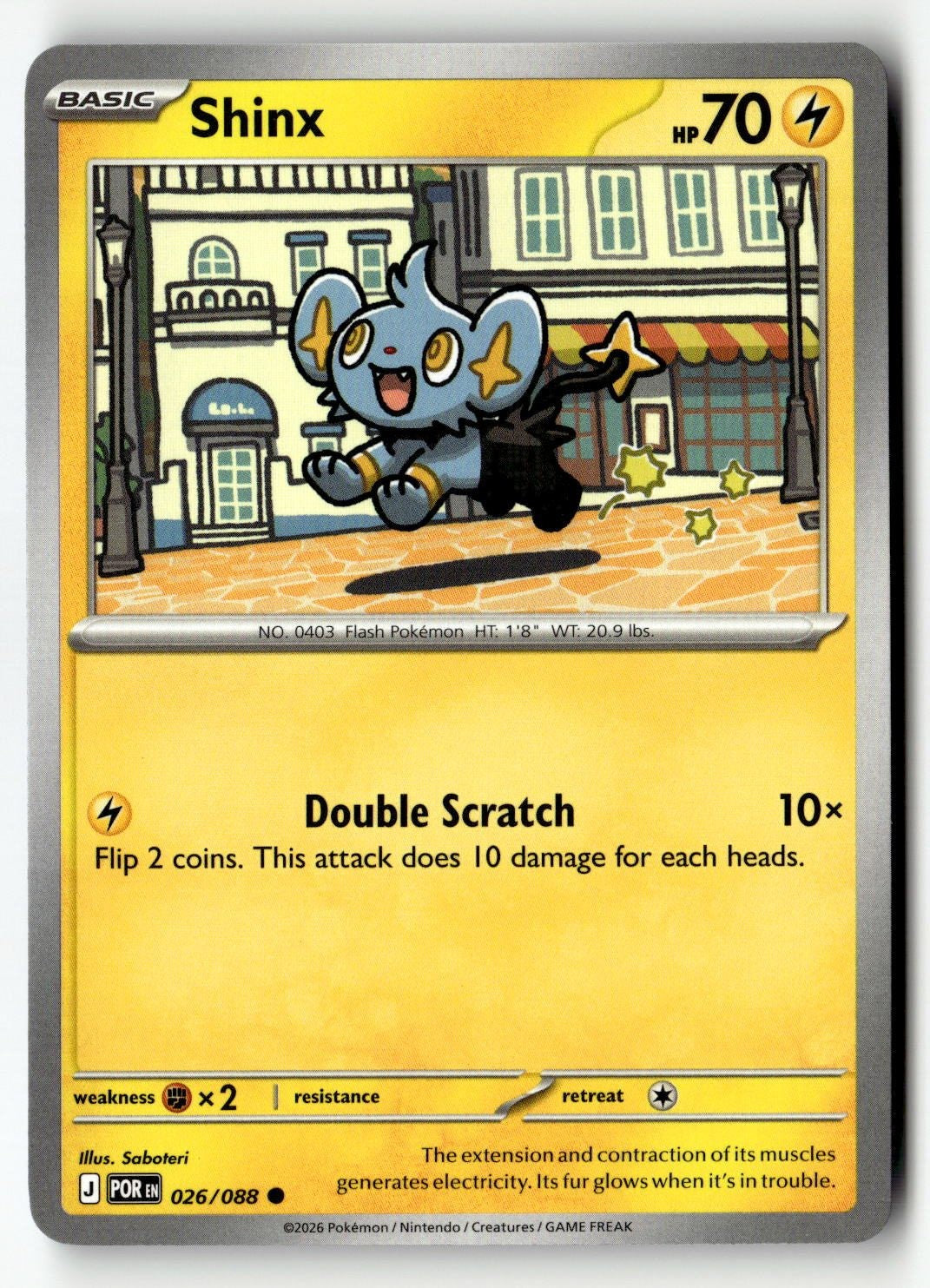 Shinx - 026/088 - [POR - ME03: Perfect Order]