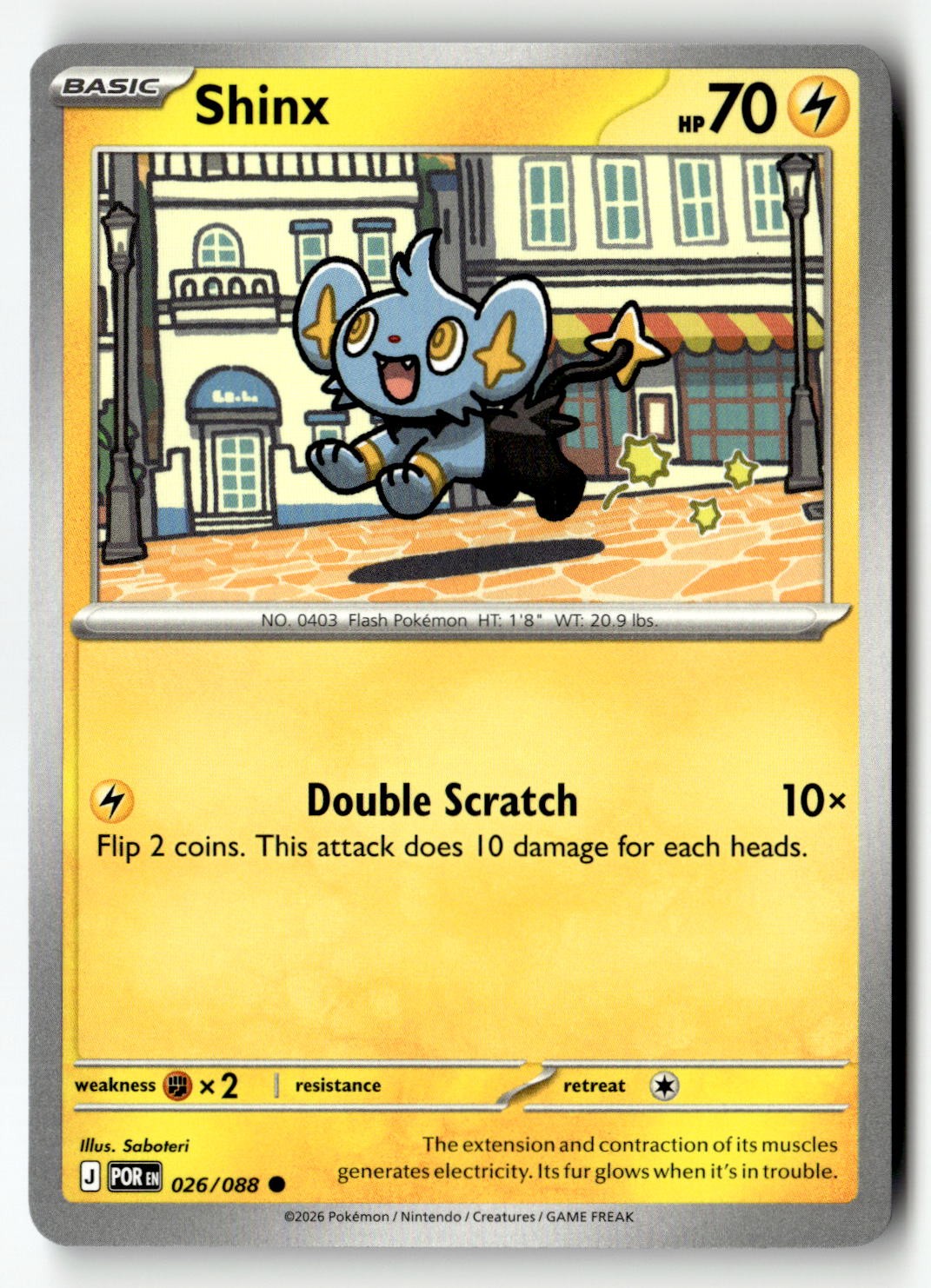 Shinx - 026/088 - [POR - ME03: Perfect Order]