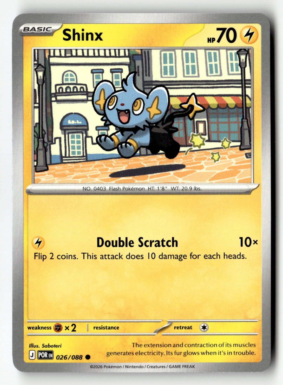Shinx - 026/088 - [POR - ME03: Perfect Order]