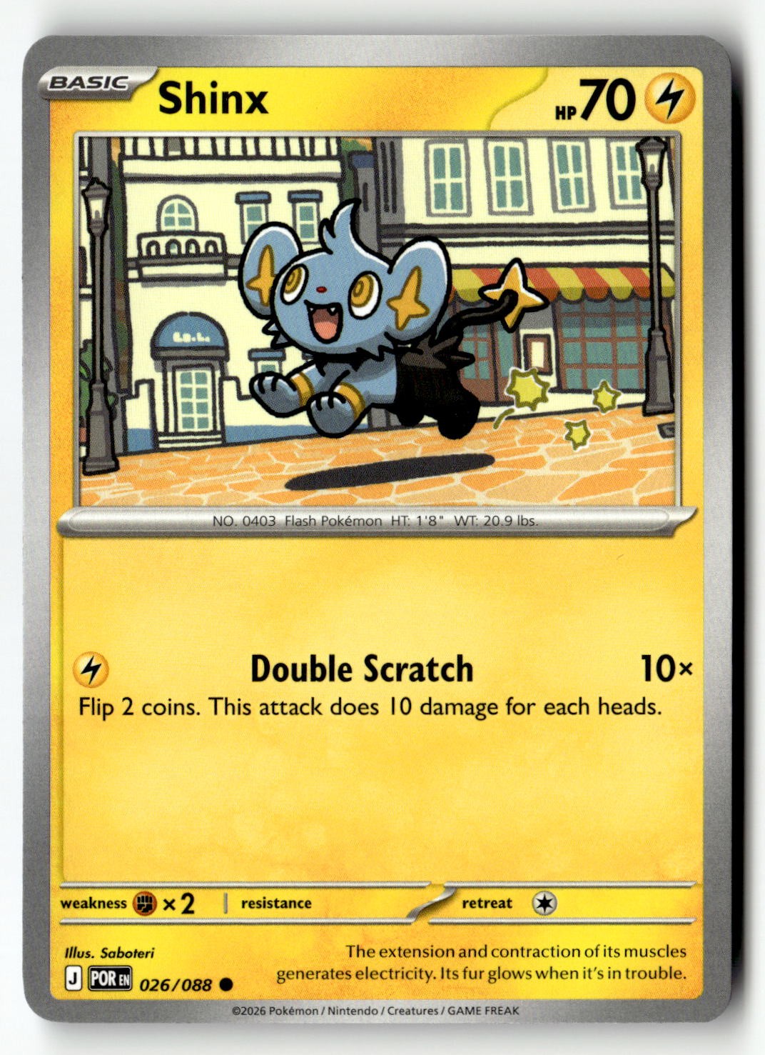 Shinx - 026/088 - [POR - ME03: Perfect Order]