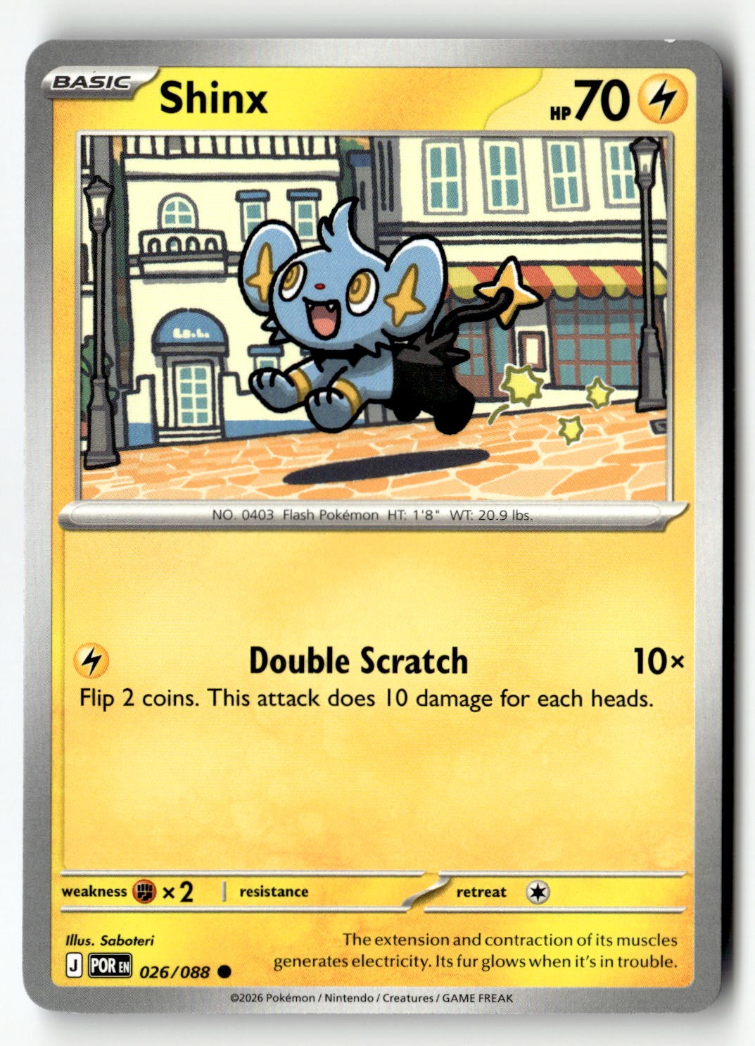 Shinx - 026/088 - [POR - ME03: Perfect Order]