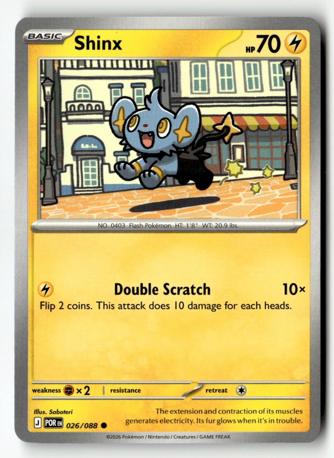 Shinx - 026/088 - [POR - ME03: Perfect Order]