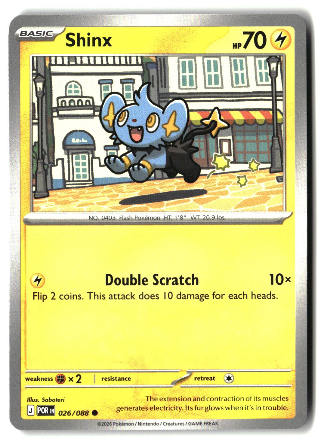 Shinx - 026/088 - [POR - ME03: Perfect Order]