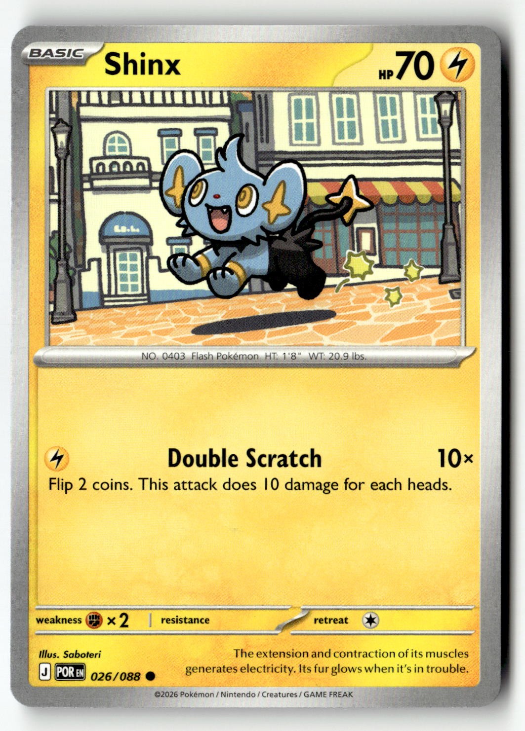 Shinx - 026/088 - [POR - ME03: Perfect Order]