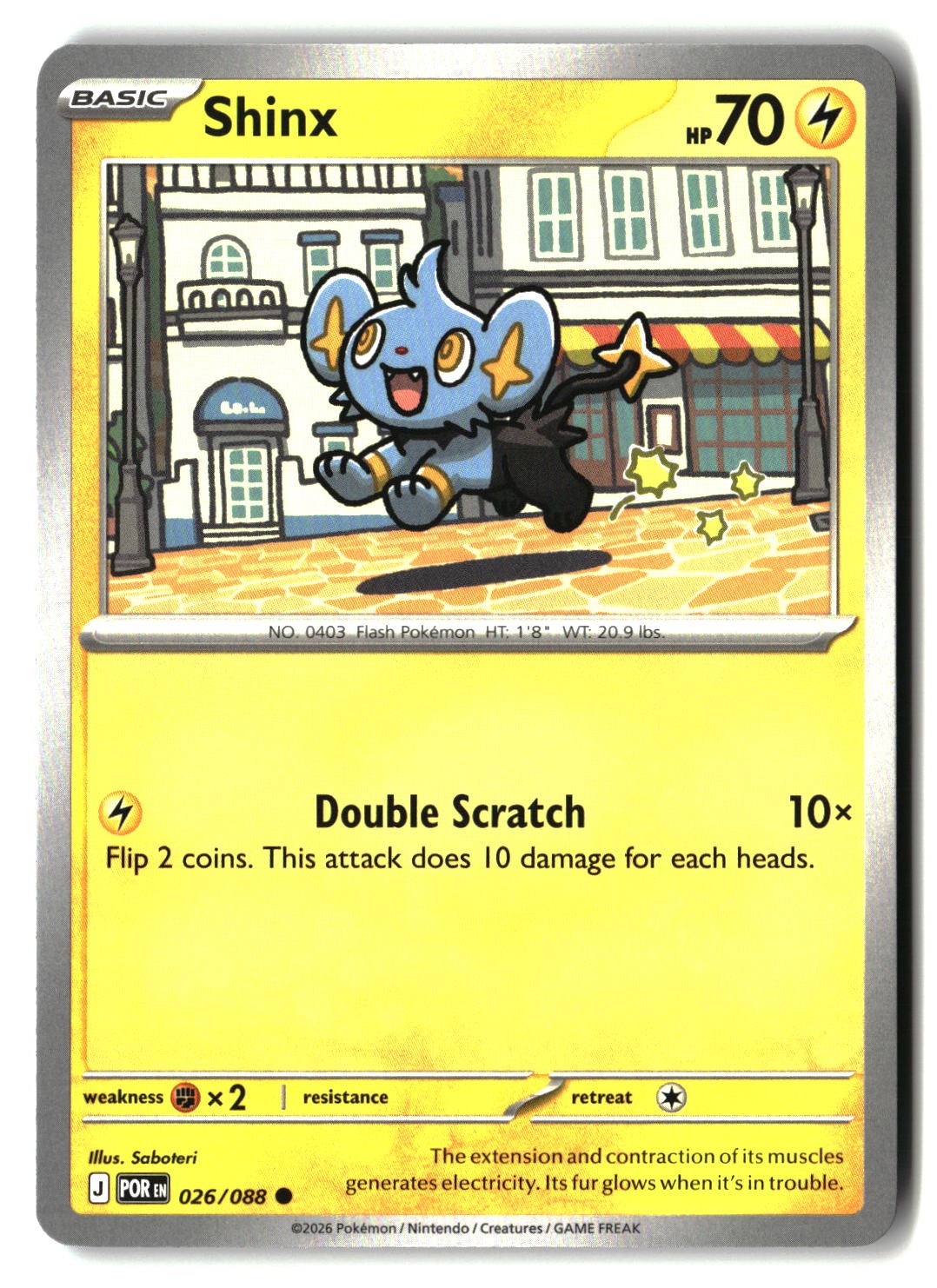 Shinx - 026/088 - [POR - ME03: Perfect Order]