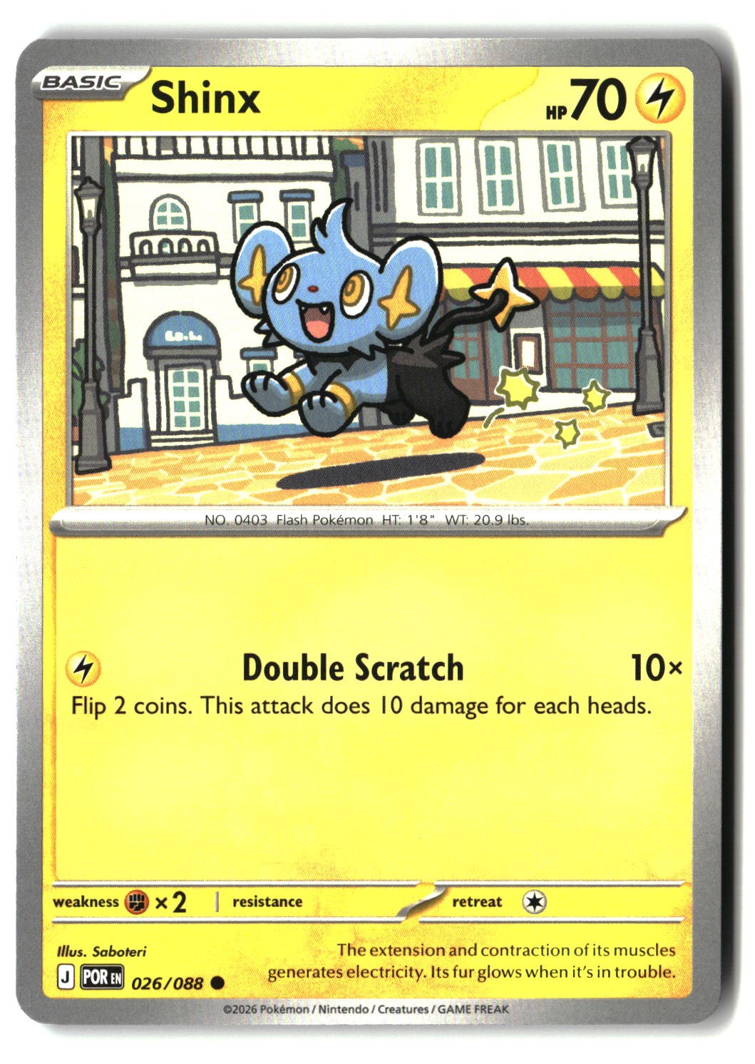 Shinx - 026/088 - [POR - ME03: Perfect Order]