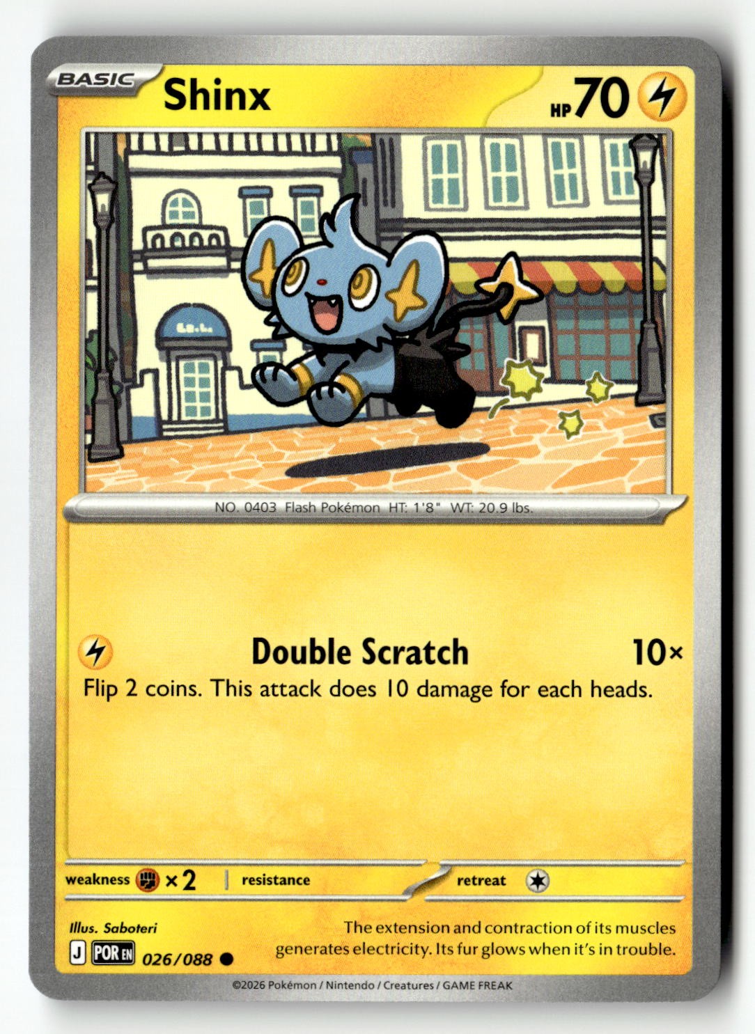 Shinx - 026/088 - [POR - ME03: Perfect Order]