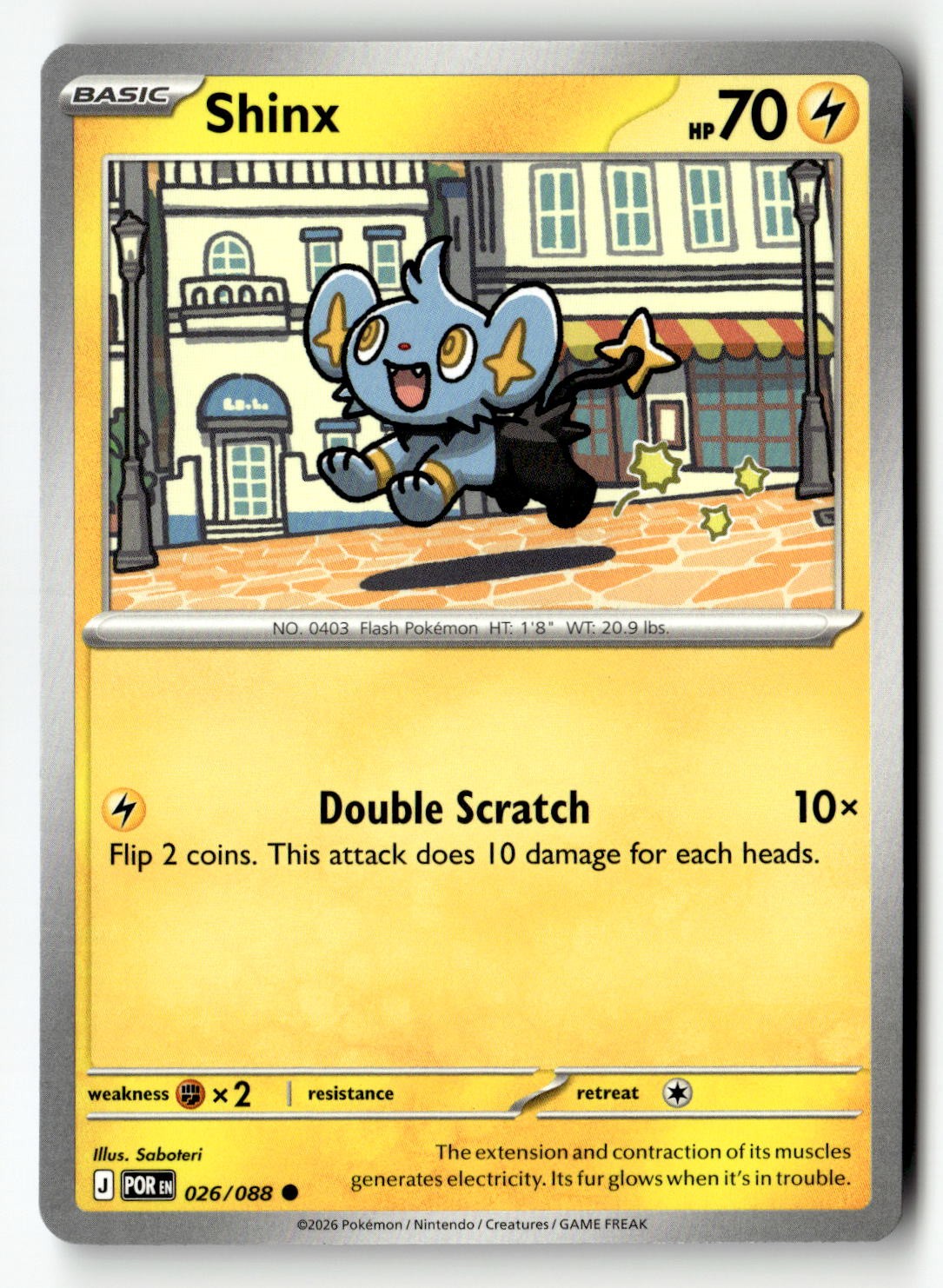 Shinx - 026/088 - [POR - ME03: Perfect Order]