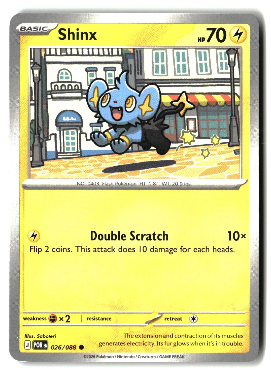 Shinx - 026/088 - [POR - ME03: Perfect Order]