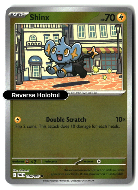 Shinx - 026/088 - [POR - ME03: Perfect Order] - Reverse Holofoil
