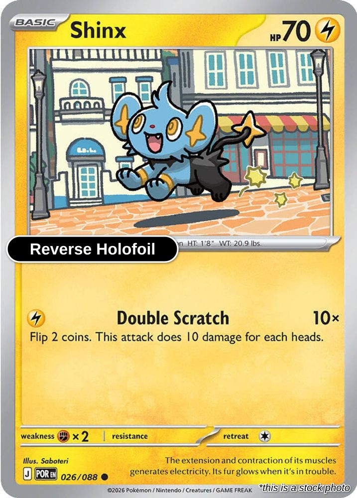 Shinx - 026/088 - [POR - ME03: Perfect Order] - Reverse Holofoil