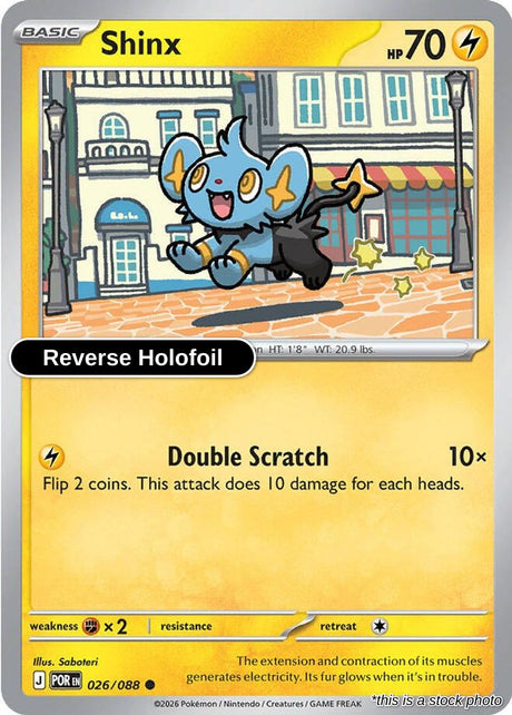 Shinx - 026/088 - [POR - ME03: Perfect Order] - Reverse Holofoil