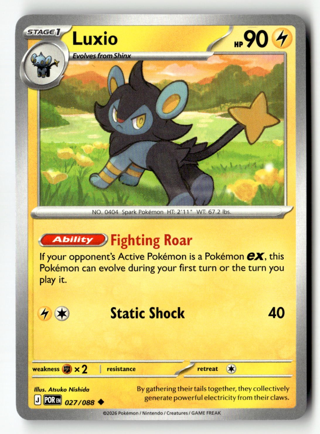 Luxio - 027/088 - [POR - ME03: Perfect Order]