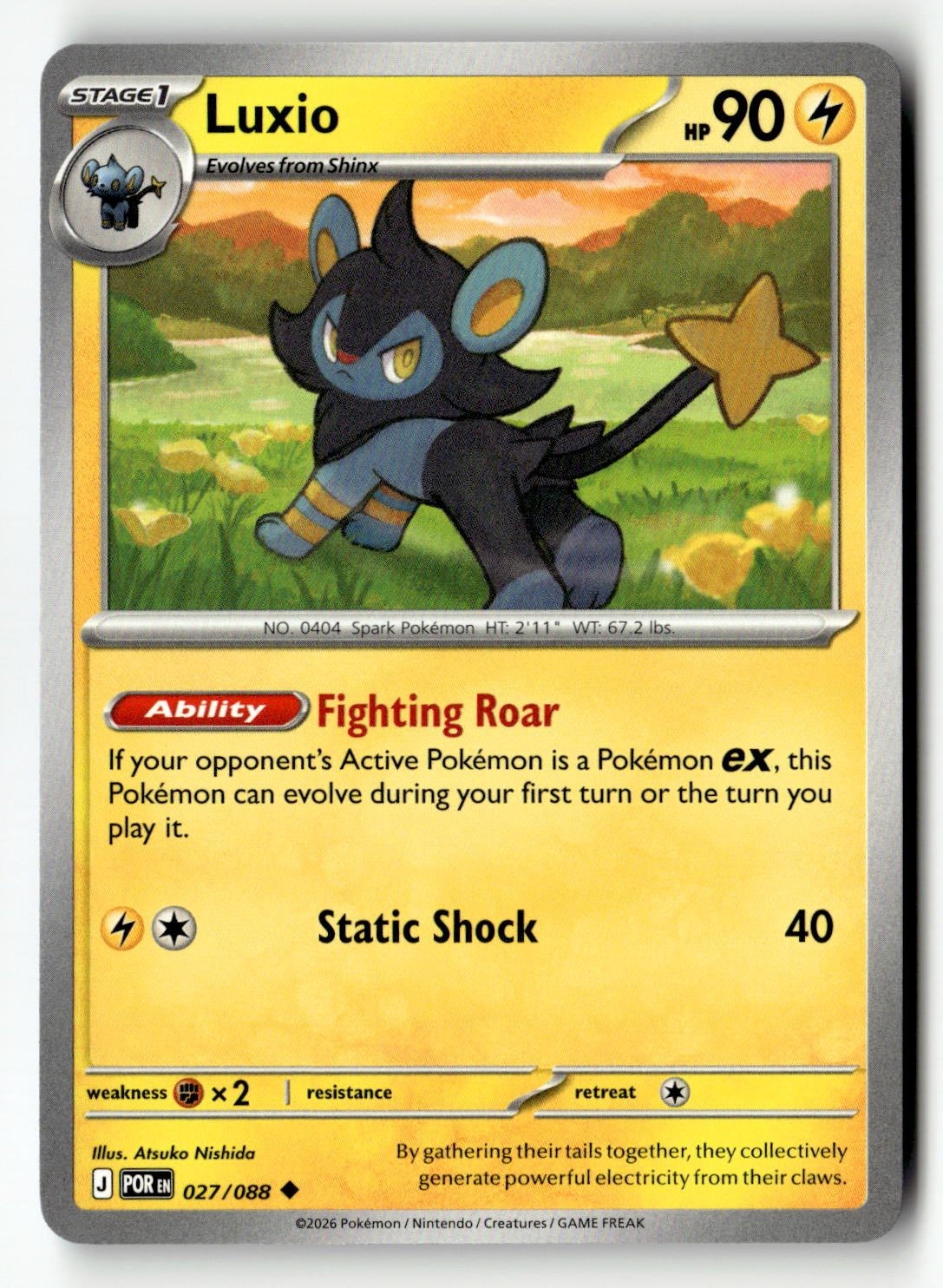Luxio - 027/088 - [POR - ME03: Perfect Order]