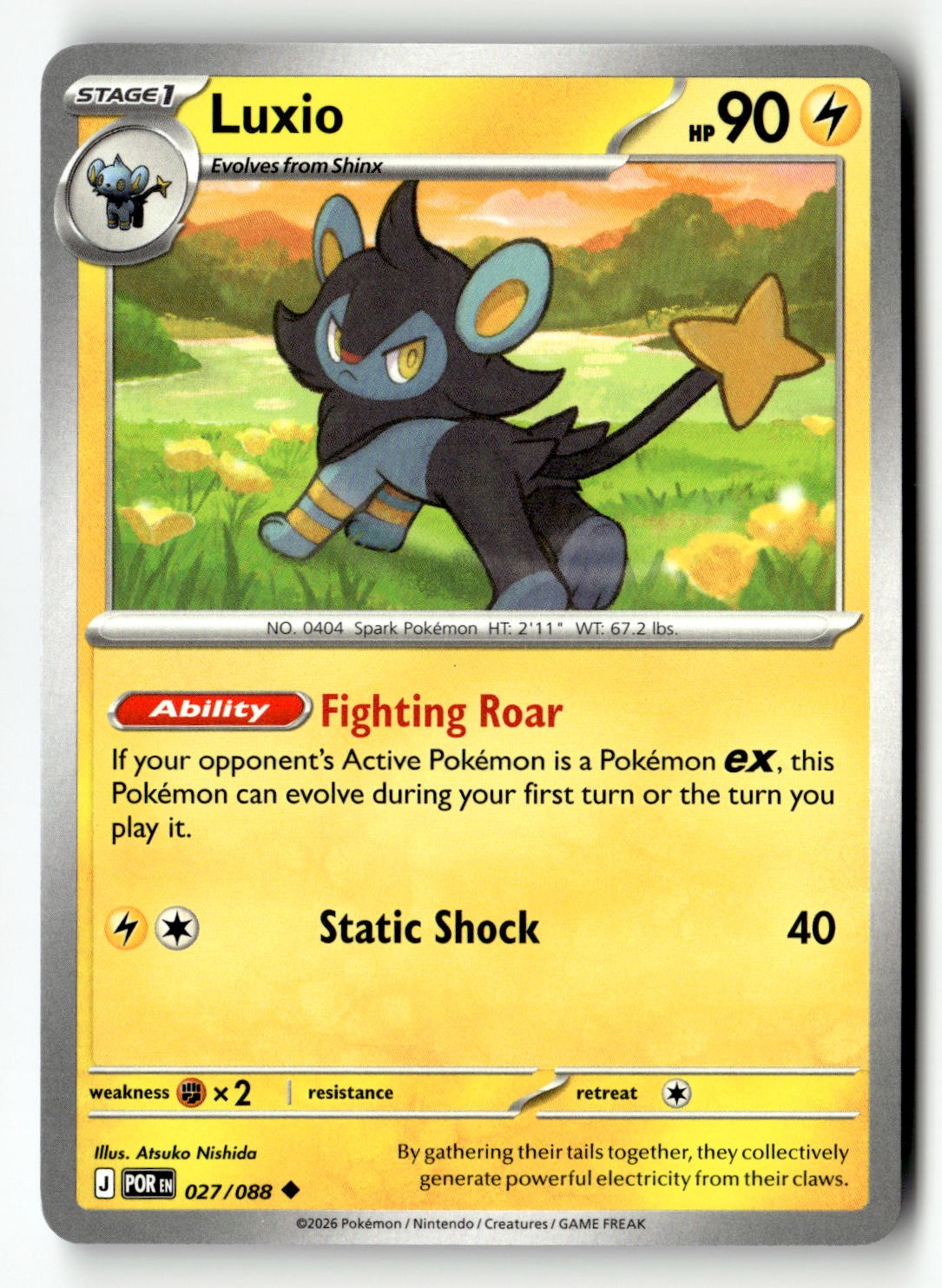 Luxio - 027/088 - [POR - ME03: Perfect Order]
