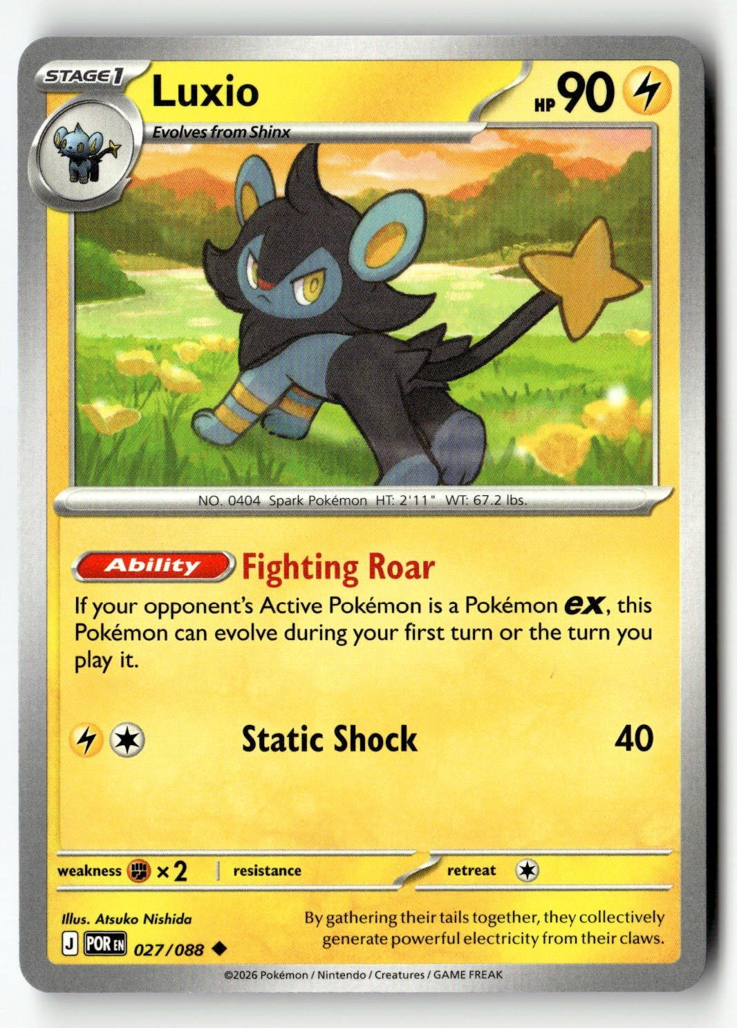 Luxio - 027/088 - [POR - ME03: Perfect Order]