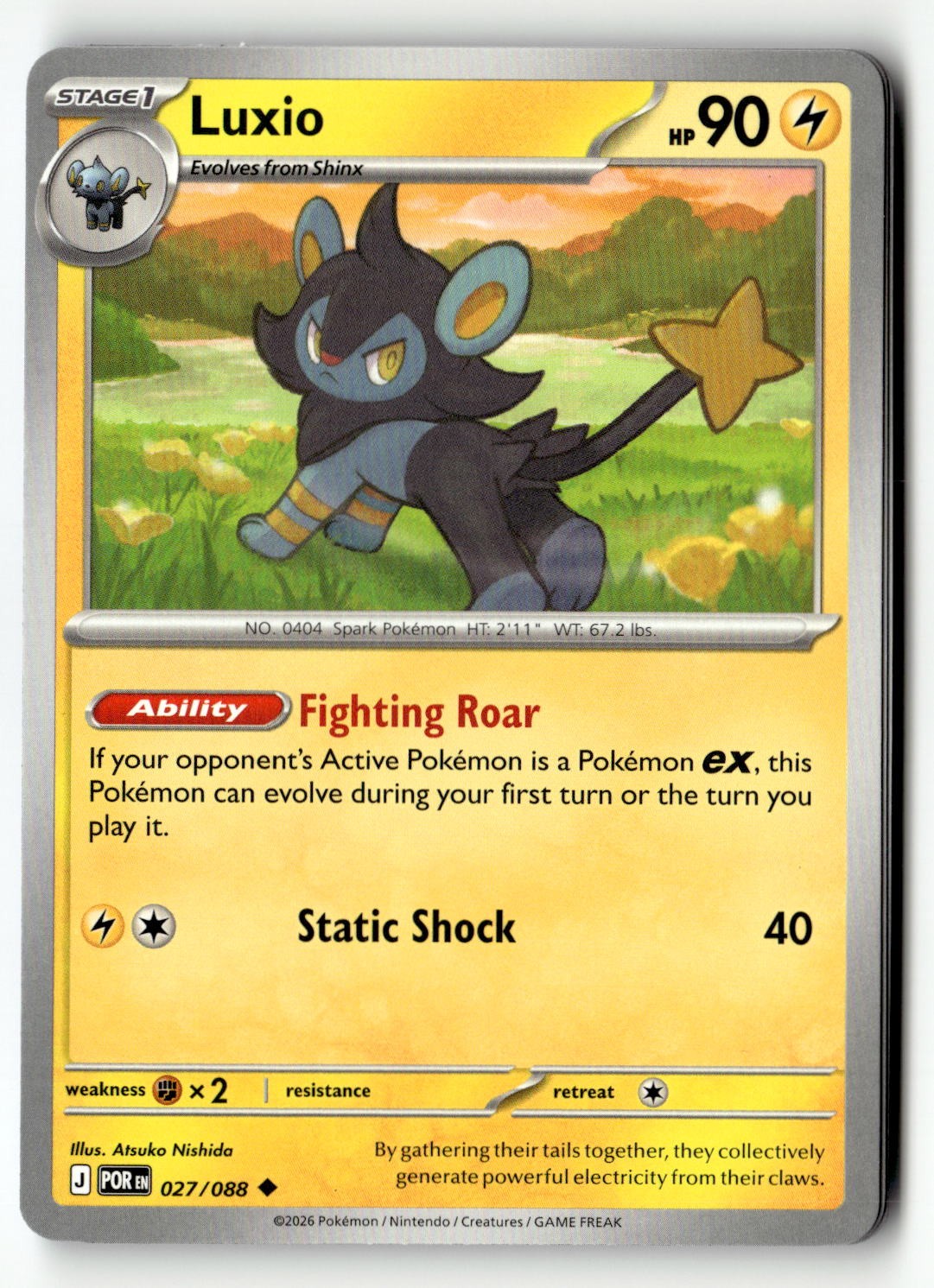 Luxio - 027/088 - [POR - ME03: Perfect Order]