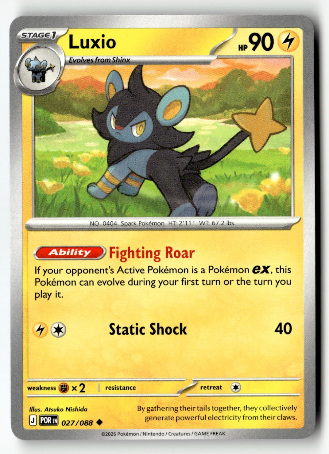 Luxio - 027/088 - [POR - ME03: Perfect Order]