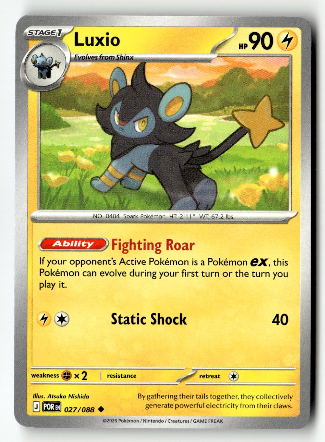 Luxio - 027/088 - [POR - ME03: Perfect Order]