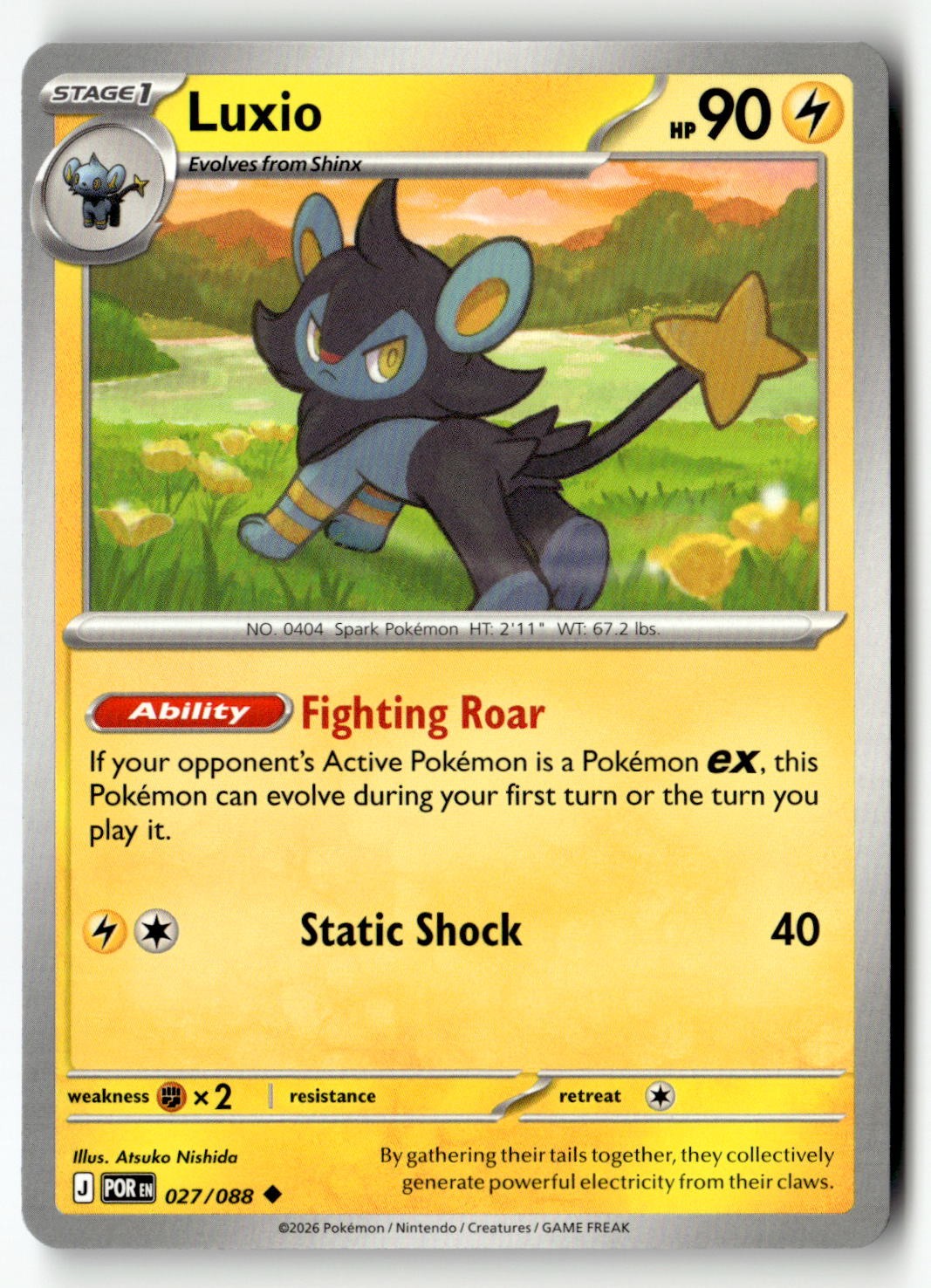 Luxio - 027/088 - [POR - ME03: Perfect Order]