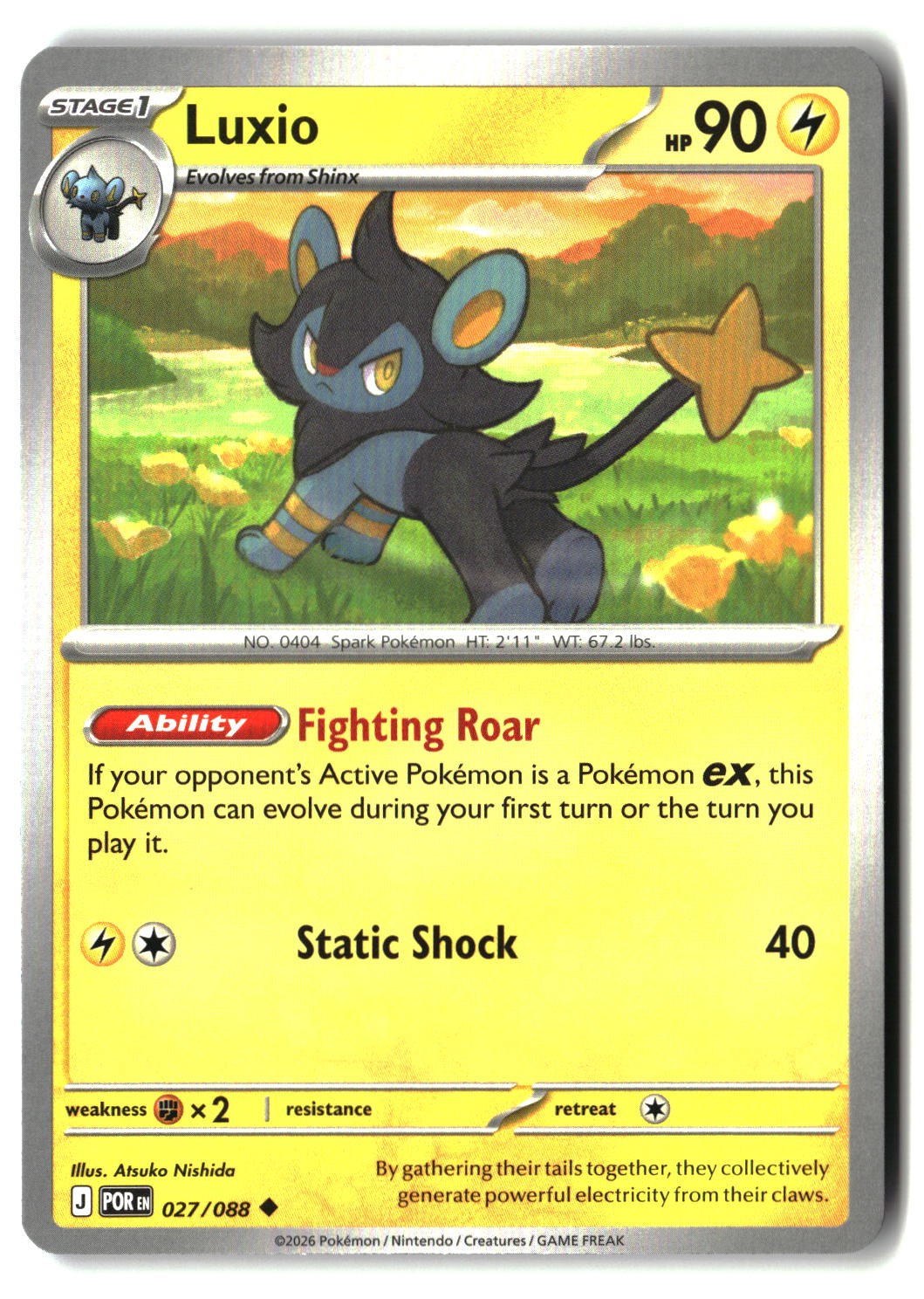 Luxio - 027/088 - [POR - ME03: Perfect Order]
