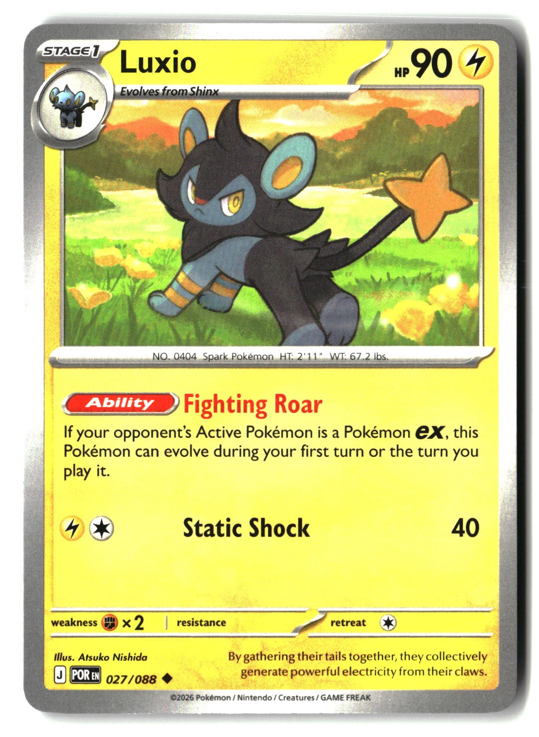 Luxio - 027/088 - [POR - ME03: Perfect Order]