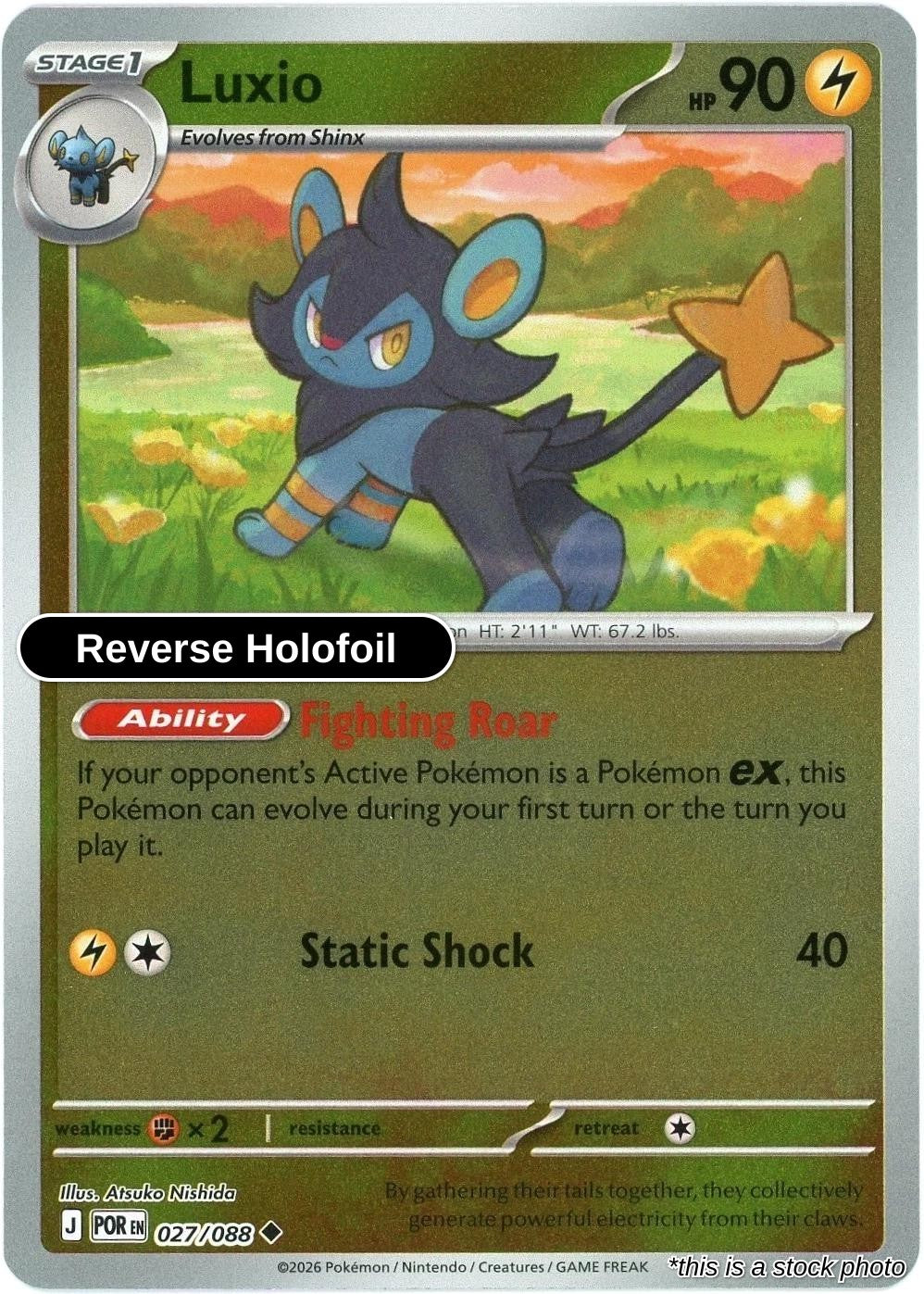 Luxio - 027/088 - [POR - ME03: Perfect Order] - Reverse Holofoil