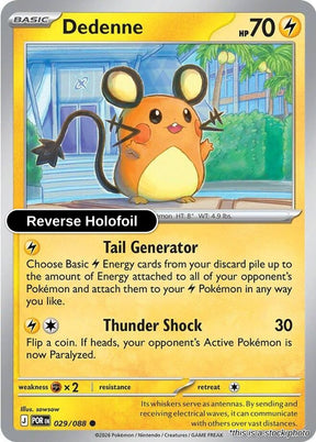 Dedenne - 029/088 - [POR - ME03: Perfect Order] - Reverse Holofoil