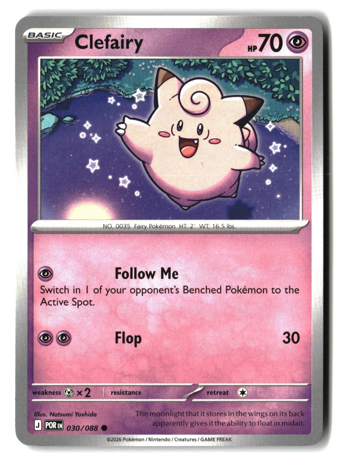 Clefairy - 030/088 - [POR - ME03: Perfect Order]