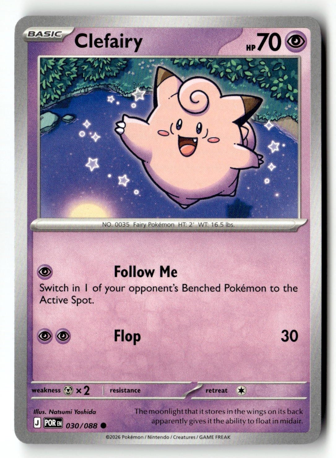 Clefairy - 030/088 - [POR - ME03: Perfect Order]
