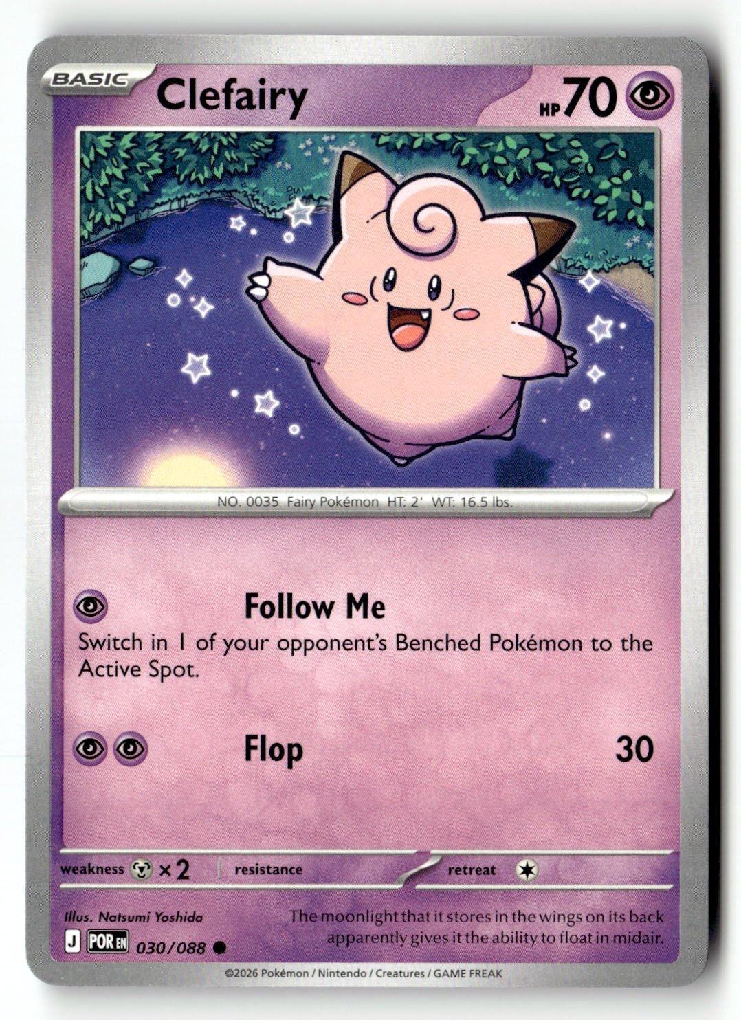 Clefairy - 030/088 - [POR - ME03: Perfect Order]