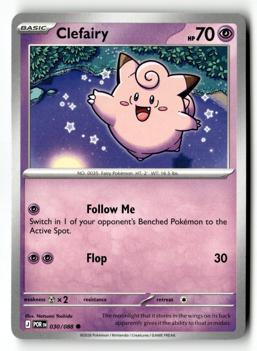 Clefairy - 030/088 - [POR - ME03: Perfect Order]