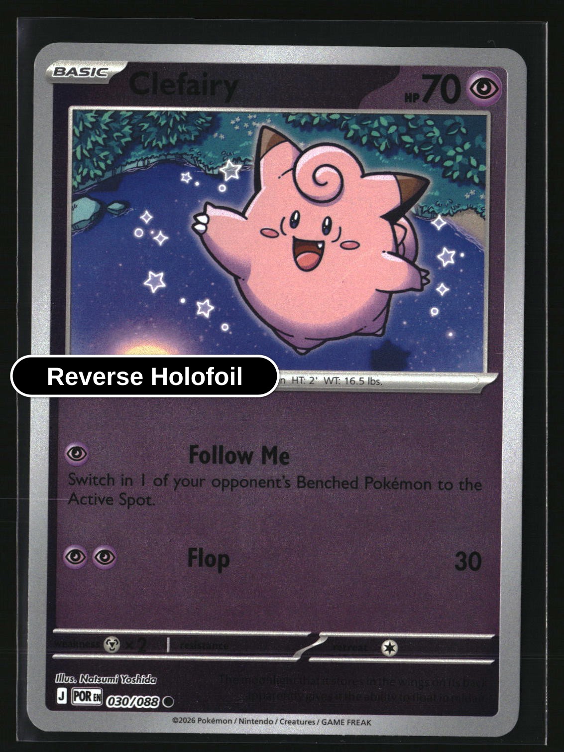 Clefairy - 030/088 - [POR - ME03: Perfect Order] - Reverse Holofoil