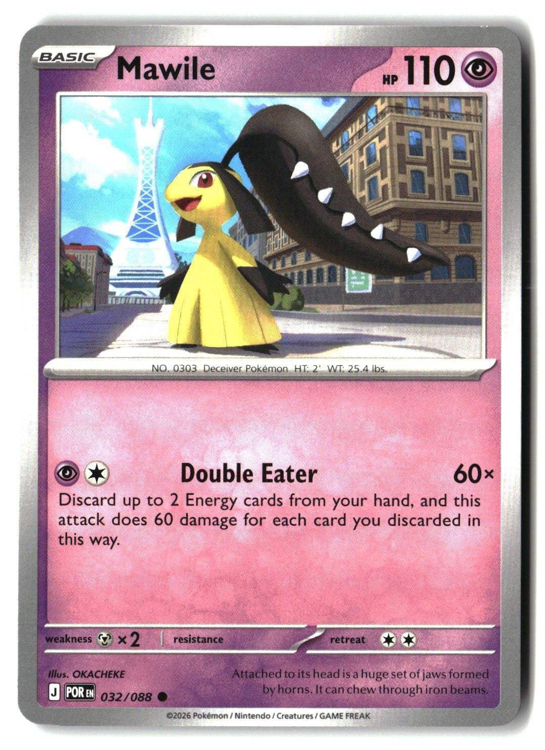 Mawile - 032/088 - [POR - ME03: Perfect Order]