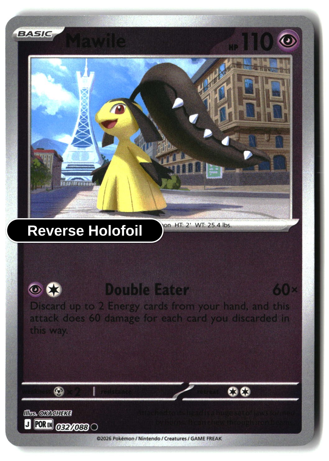 Mawile - 032/088 - [POR - ME03: Perfect Order] - Reverse Holofoil
