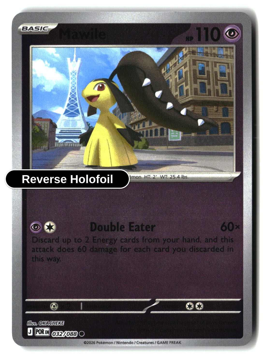Mawile - 032/088 - [POR - ME03: Perfect Order] - Reverse Holofoil