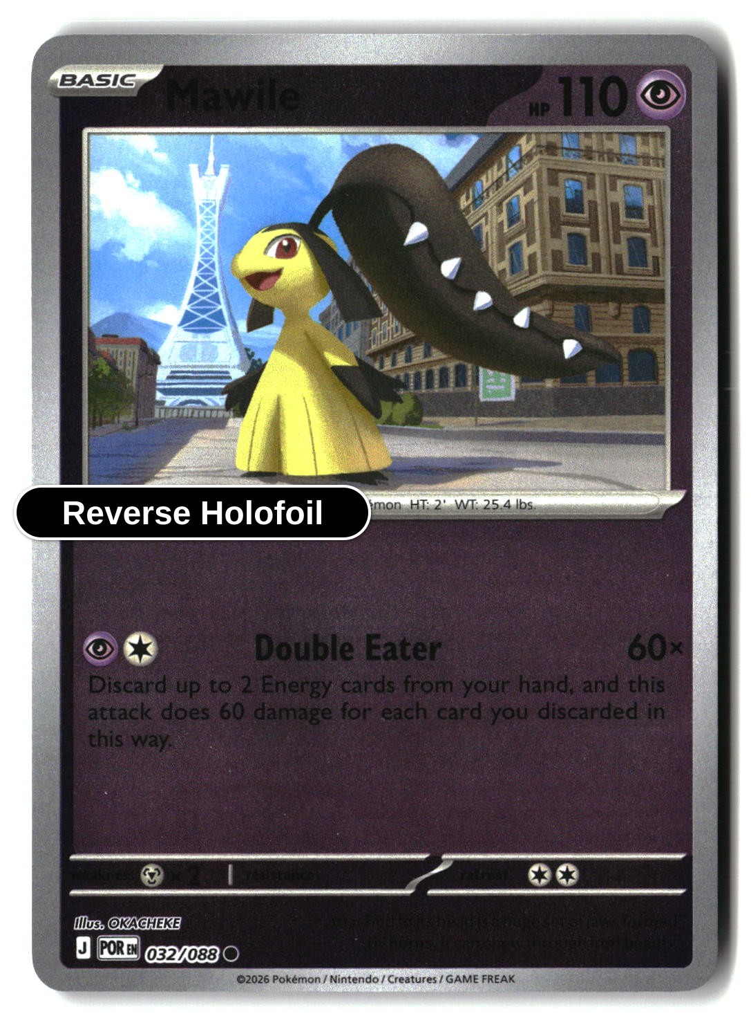 Mawile - 032/088 - [POR - ME03: Perfect Order] - Reverse Holofoil