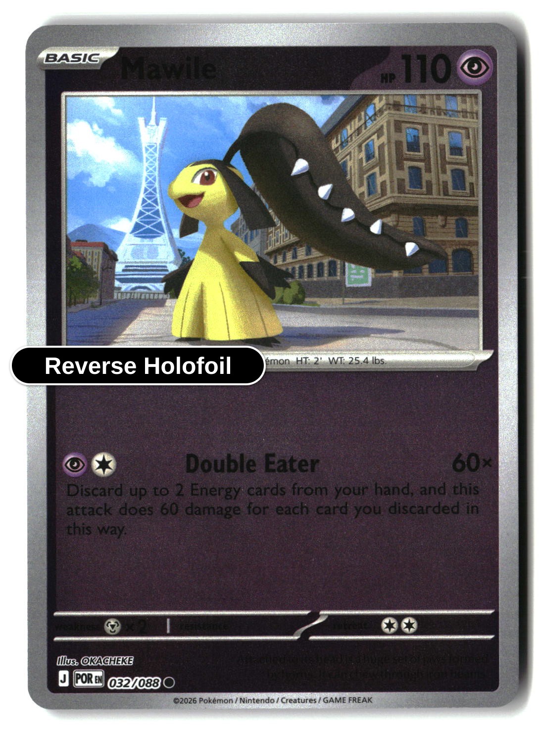 Mawile - 032/088 - [POR - ME03: Perfect Order] - Reverse Holofoil