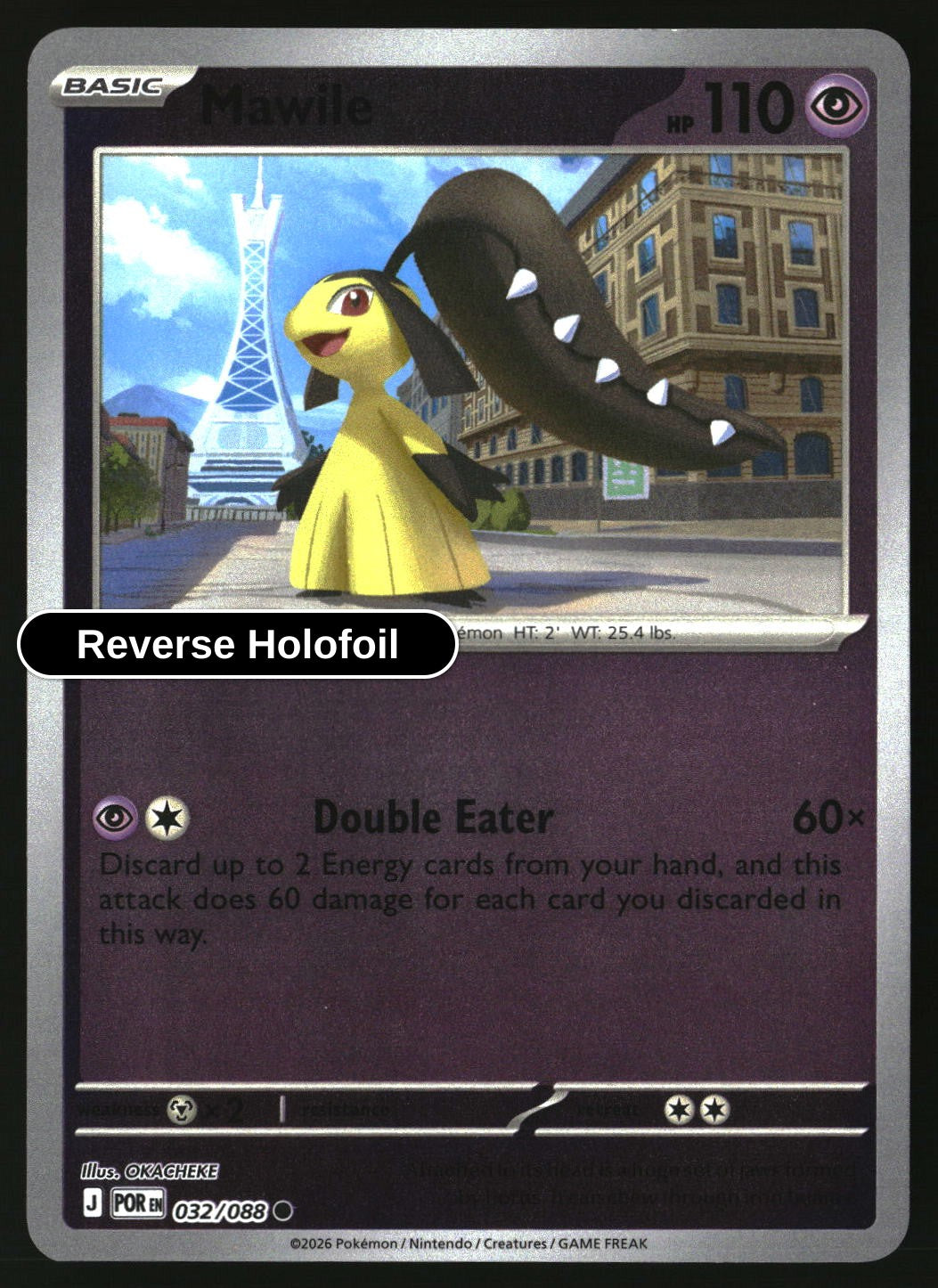 Mawile - 032/088 - [POR - ME03: Perfect Order] - Reverse Holofoil