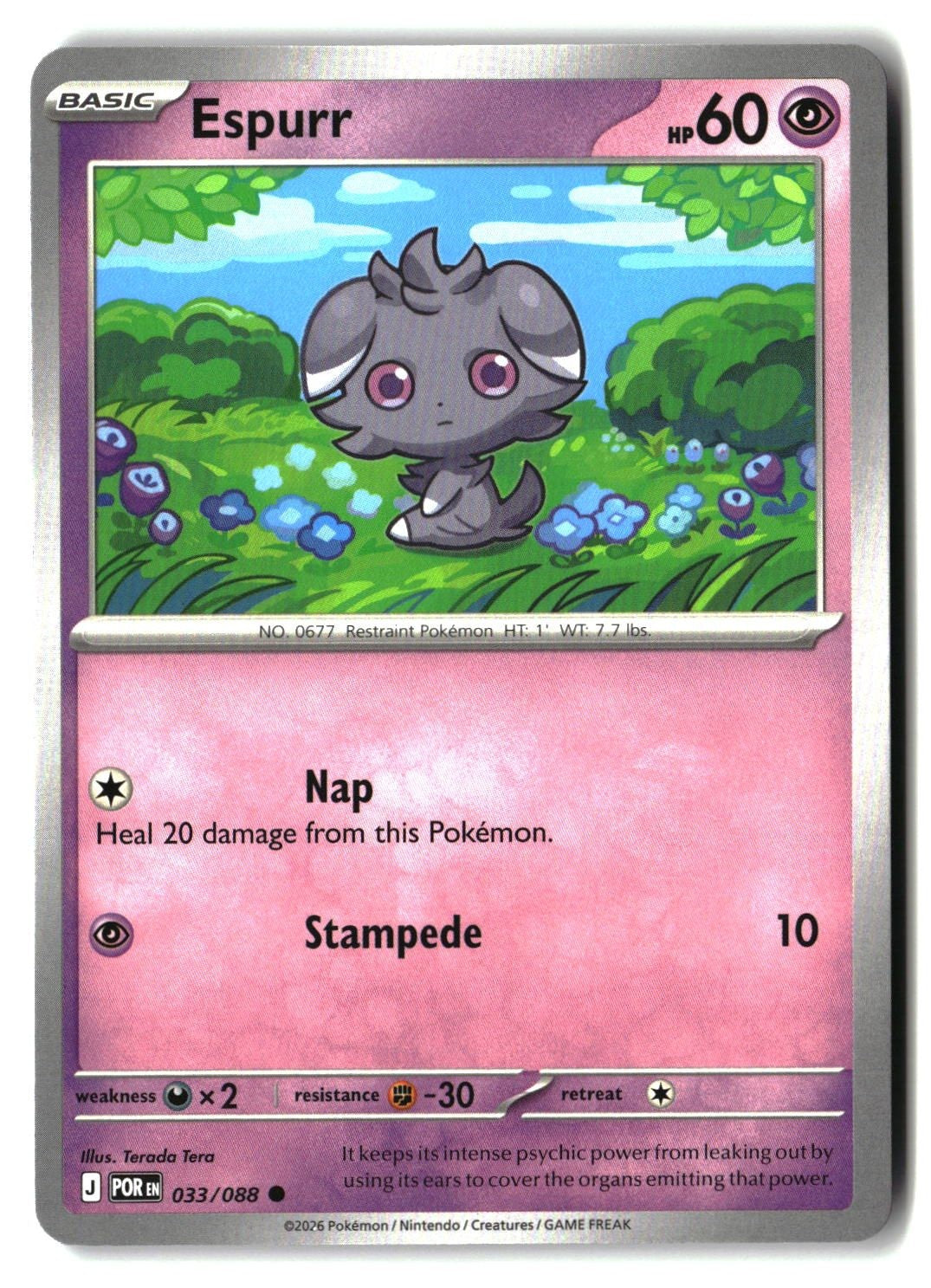 Espurr - 033/088 - [POR - ME03: Perfect Order]