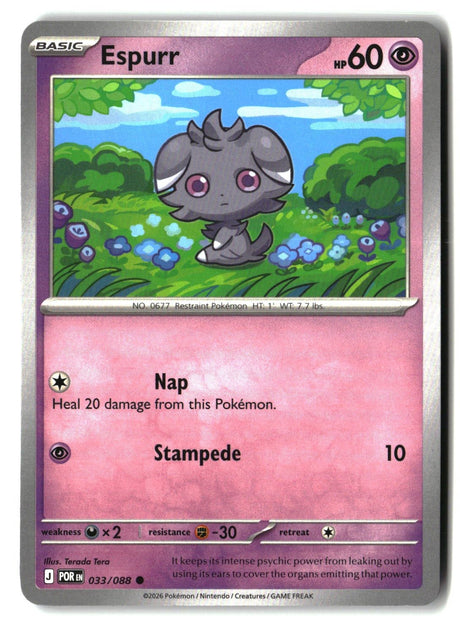 Espurr - 033/088 - [POR - ME03: Perfect Order]